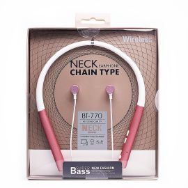 Беспроводные bluetooth наушники BT-770 <розовое золото>